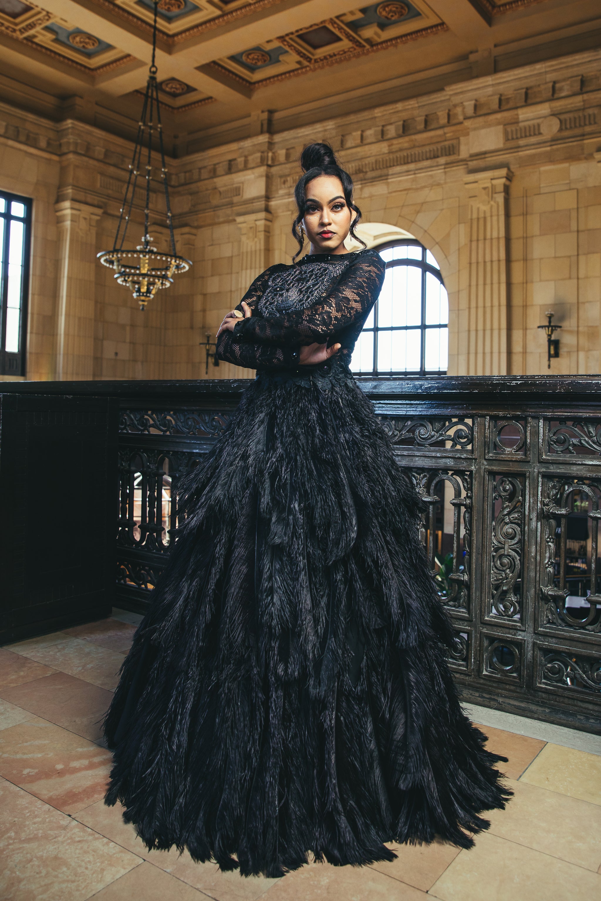 extravagant cocktail dresses Damas 9613