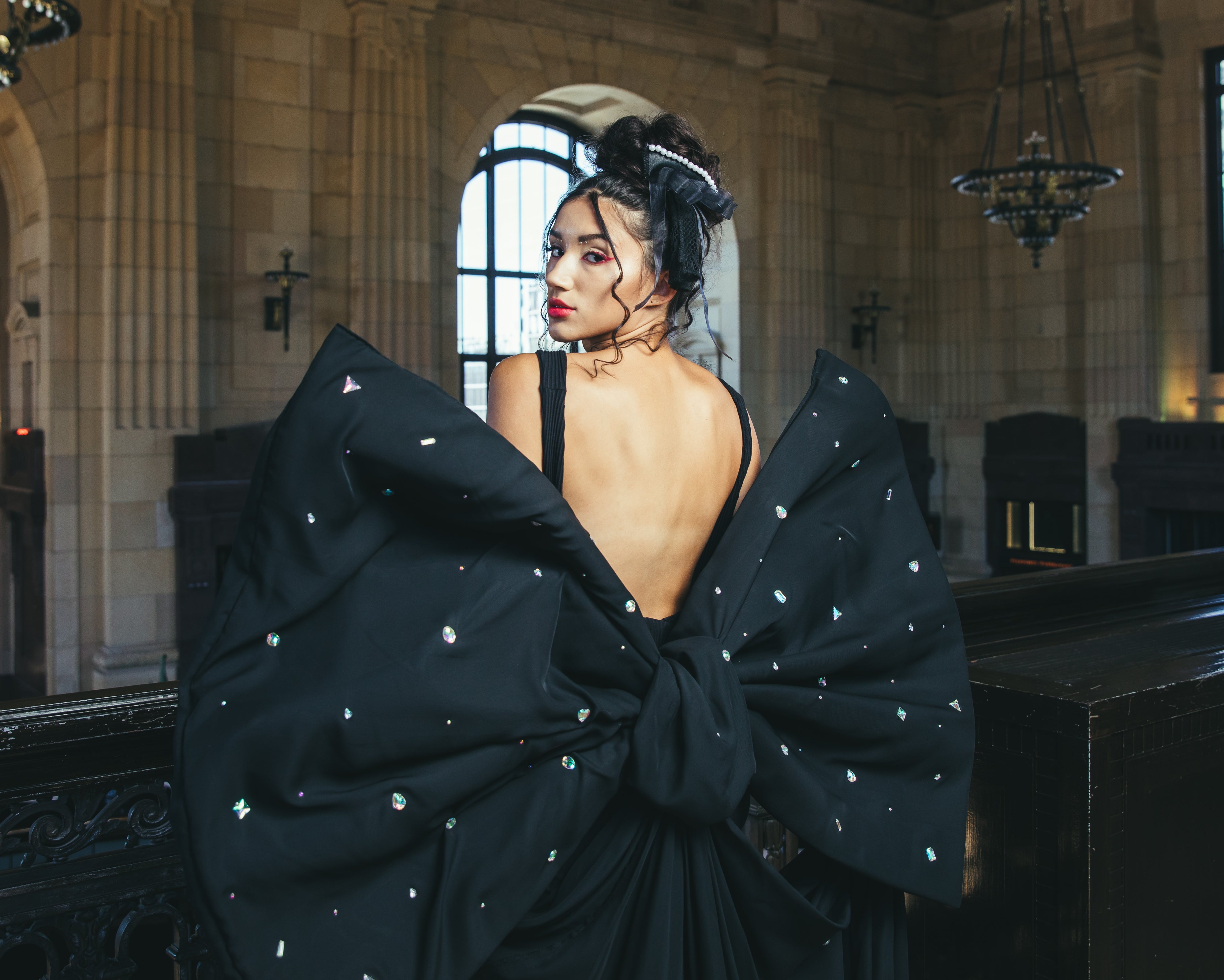 Extravagant Custom Cocktail Dress Extravagant Custom Cocktail Dress